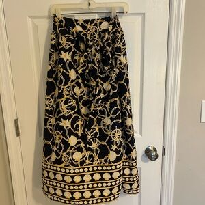 Show Me Your MuMu Blue and Yellow Skirt